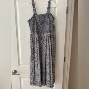 Universal Thread Navy Floral Midi Dress